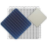 enjoy solar PERC Mono 12V 9-Busbars (9BB) 166 * 166mm Monokristallijn zonnepaneel ideaal voor camper, tuinhuis, boot (Mono 100W 12V 9-Busbars)