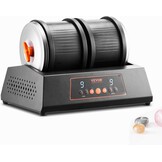 VEVOR Rock Tumbler Machine, 8 lbs Large Capacity Dual Barrels Rock Polishing Machine, 9 Speed Settings 9-Day Polishing Timer Stone Tumbler, Direct Drive Motor, 35dB Silent Rotary Polisher, Black