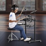 VEVOR Electronic Drum Set, 15 Electronic Drum Set, 150 Sounds, 65.5 mm, USB Midi Support, Cymbal, Bars, Headphones, for Beginners and Adults