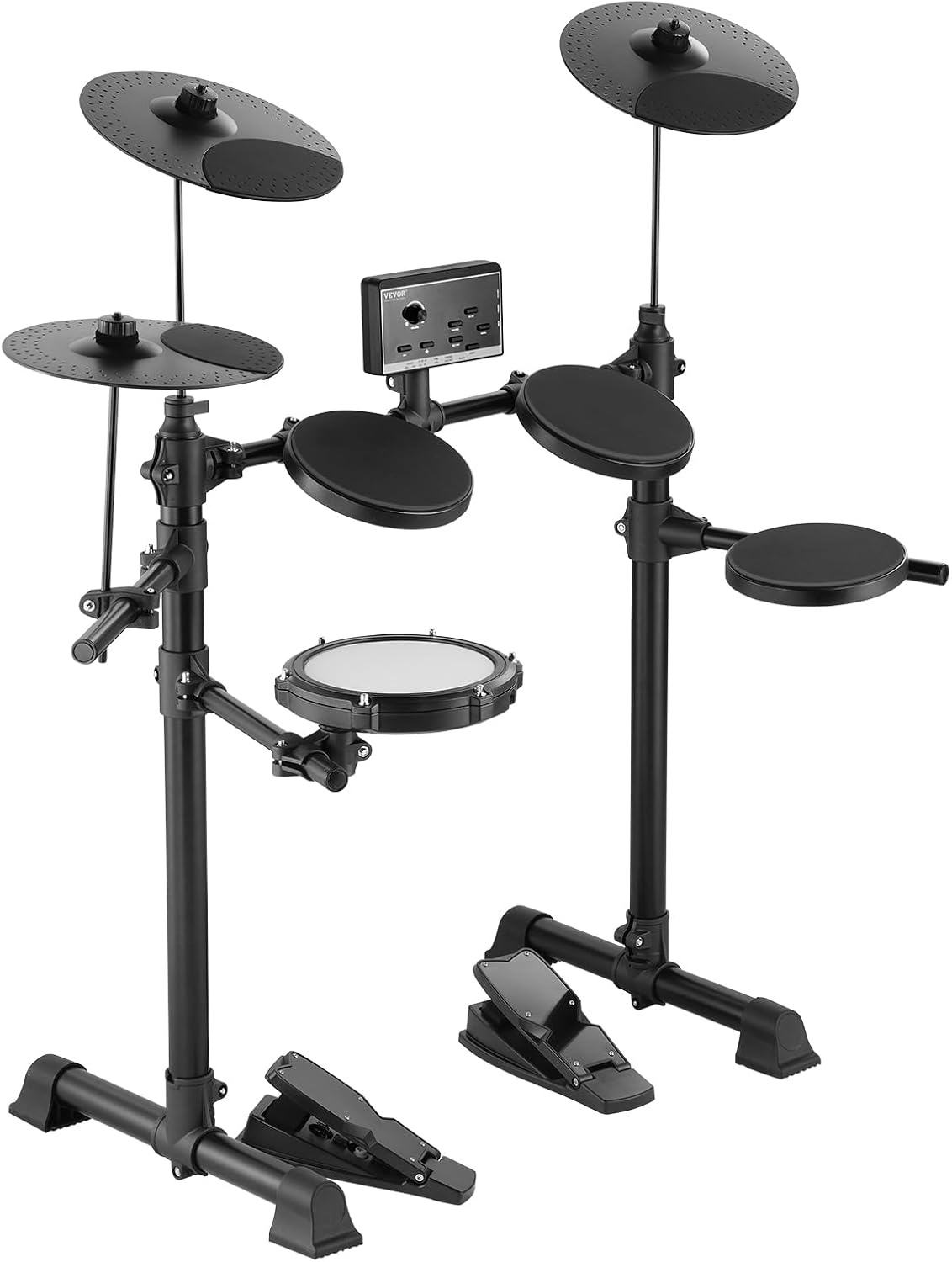 VEVOR Electronic Drum Set, 15 Electronic Drum Set, 150 Sounds, 65.5 mm, USB Midi Support, Cymbal, Bars, Headphones, for Beginners and Adults