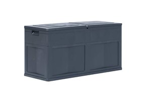 VidaXL Opbergkist 320 L Zwart - 59% Korting!