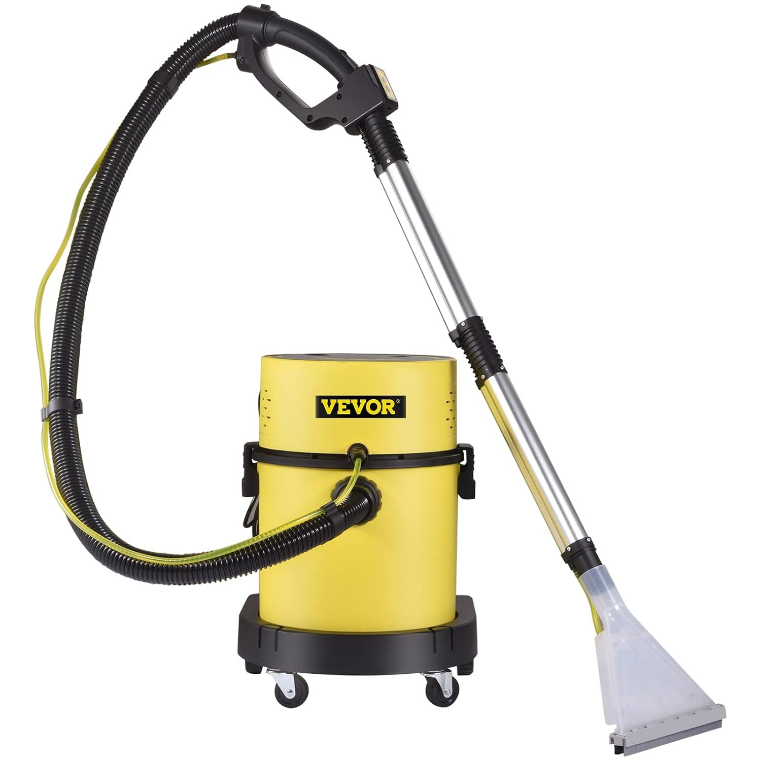 VEVOR Nat Droogstofzuiger 5.3 GaL 20L 4-in-1 1200 W Alleszuiger Gemaakt van Hoogwaardig PP-materiaal met Gebruiksvriendelijke Afstandsbediening en 5 Verschillende Borstels voor Thuis, Binnenplaats