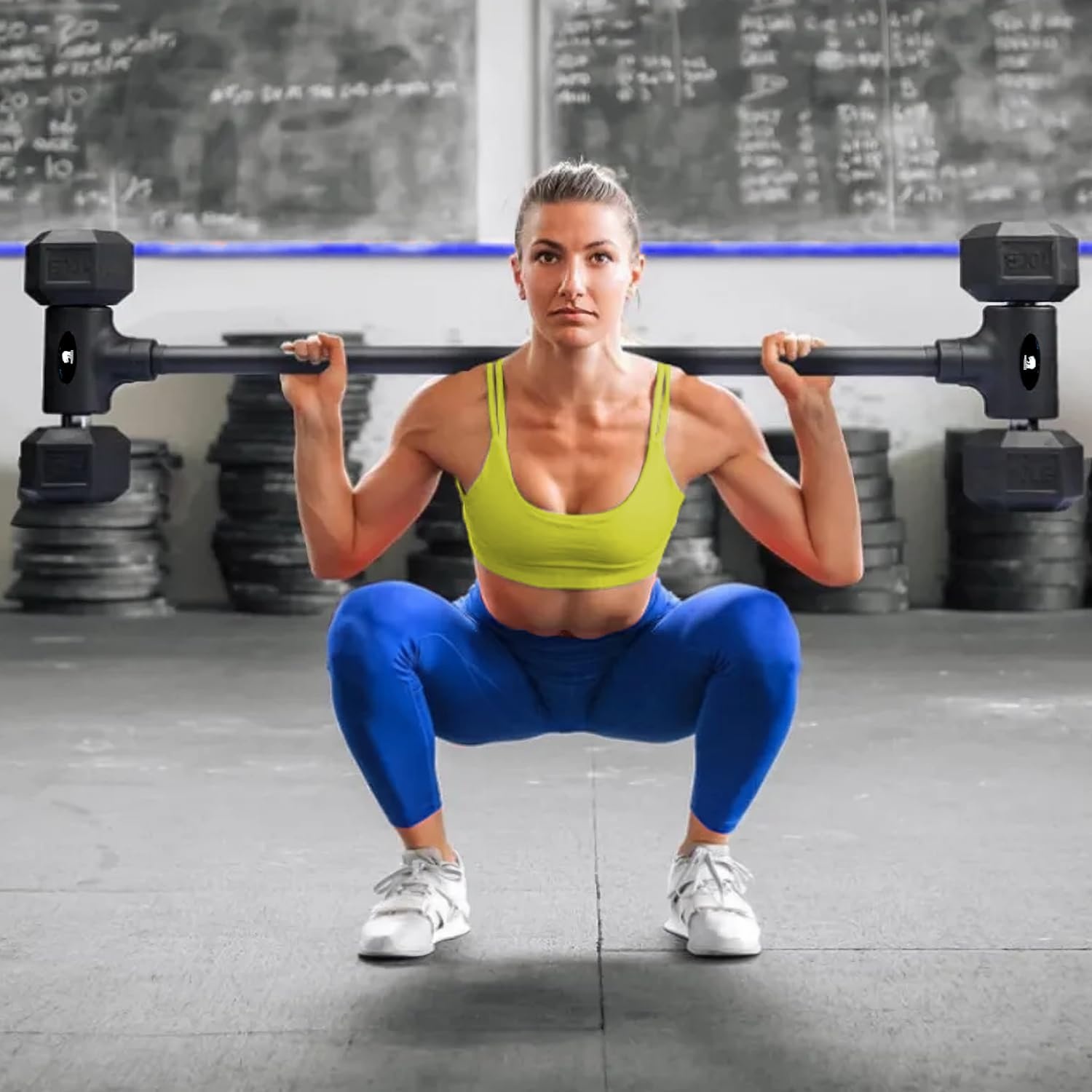 Halteradapter set met 57% korting: dumbbells omtoveren tot kettlebell