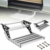 HEYOUTH Handmatige Camper Opstap – Intrekbaar Aluminium met Antislip, 200 kg, LED-verlichting