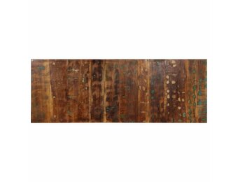vidaXL Hoofdbord 140 cm massief gerecycled hout meerkleurig