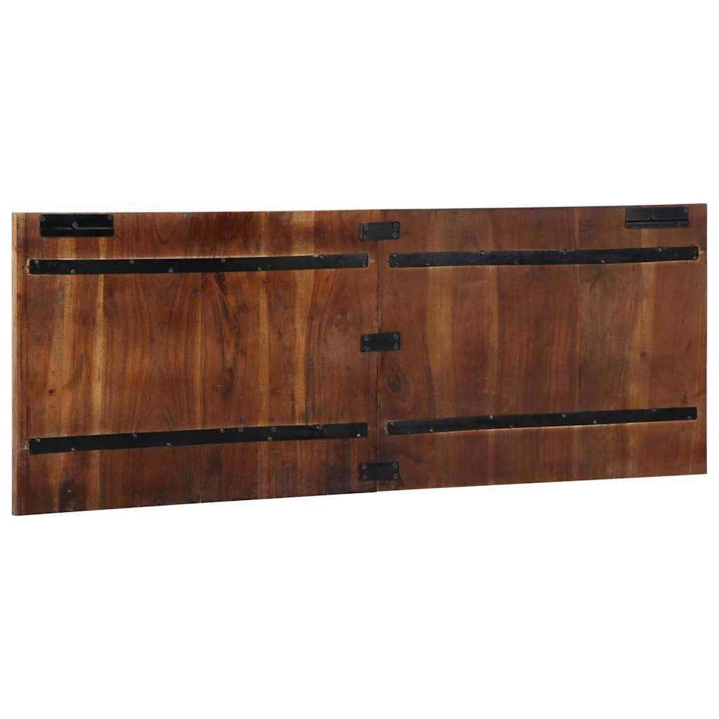 vidaXL Hoofdbord 140 cm massief gerecycled hout meerkleurig