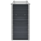 vidaXL Plantenbak verhoogd 160x40x77 cm gegalvaniseerd staal antraciet