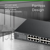 Zyxel GS1100-24E 24-Poorts Gigabit Ethernet Unmanaged Switch met 2 SFP Poorten