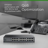 Zyxel GS1100-24E 24-Poorts Gigabit Ethernet Unmanaged Switch met 2 SFP Poorten