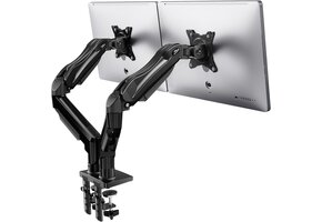 Dubbele Monitorarm Bureau Bureausteun | 13-32" | VESA 75/100mm | 29% Korting