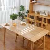 Kristalheldere PVC Tafelbeschermer 2mm 60x100cm - 70% Korting!