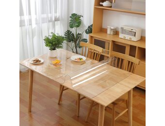 Eralove Kristalheldere Tafelbeschermer - Transparant Kunststof - 2 mm dik - 60 x 100 cm