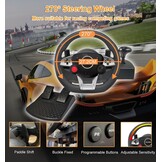 DuLingKer PC Stuur met Pedalen en Versnellingen, 270° Gaming Stuur voor PC/PS4/Switch/PS3/Xbox One/Xbox 360/Android TV, Racestuur met Schakelpeddels, Vibratiefeedback Zwart