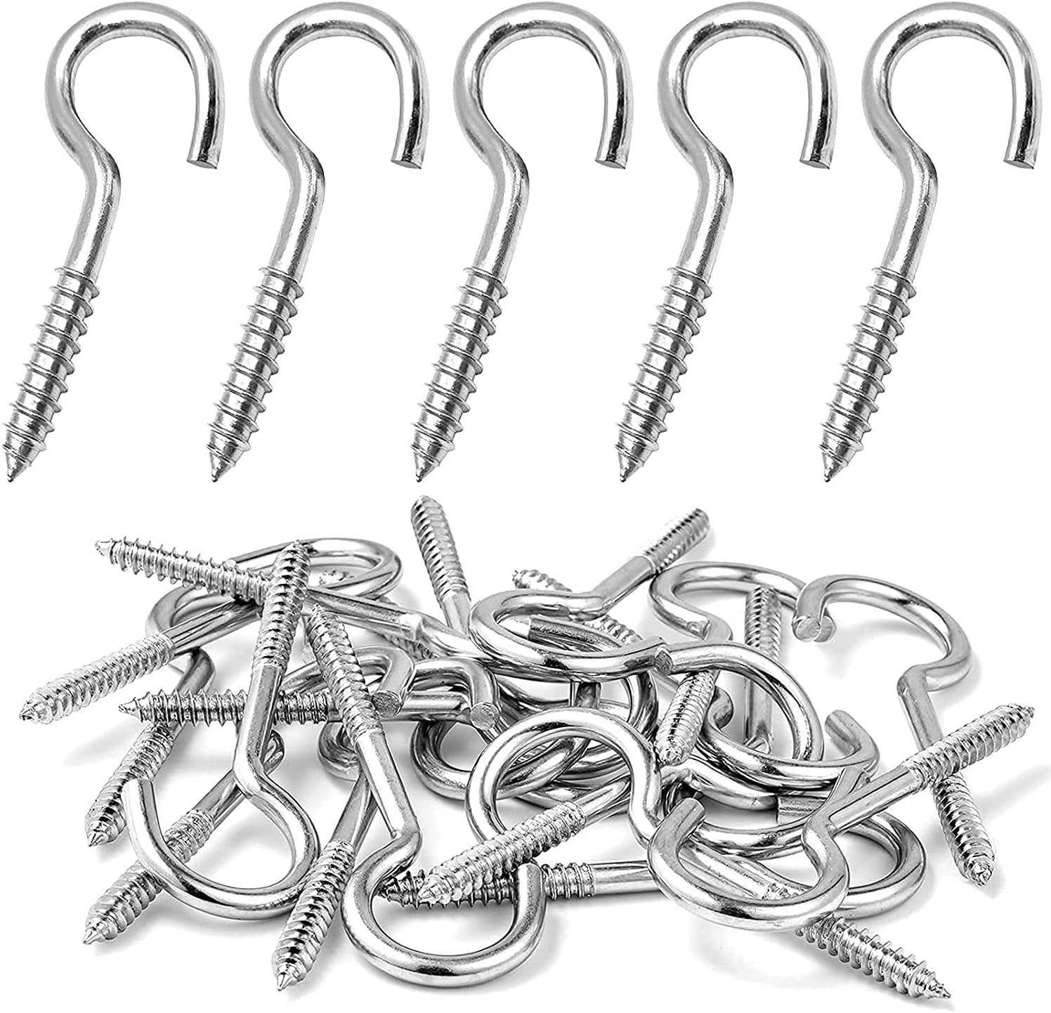 RVS Schroefhaken M3-40mm (10 stuks) - 26% Korting!