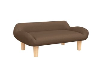 Bruine Kinderbank Stof 70x40x24 cm - 34% Korting!