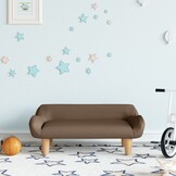 Bruine Kinderbank Stof 70x40x24 cm - 34% Korting!