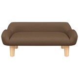 Bruine Kinderbank Stof 70x40x24 cm - 34% Korting!
