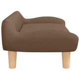 Bruine Kinderbank Stof 70x40x24 cm - 34% Korting!