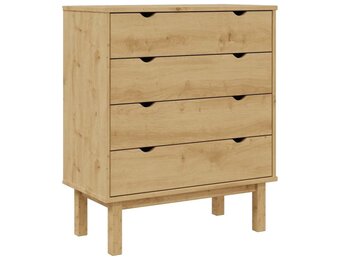Ladekast OTTA 76,5x39,5x90 cm Massief Grenenhout - 35% Korting!