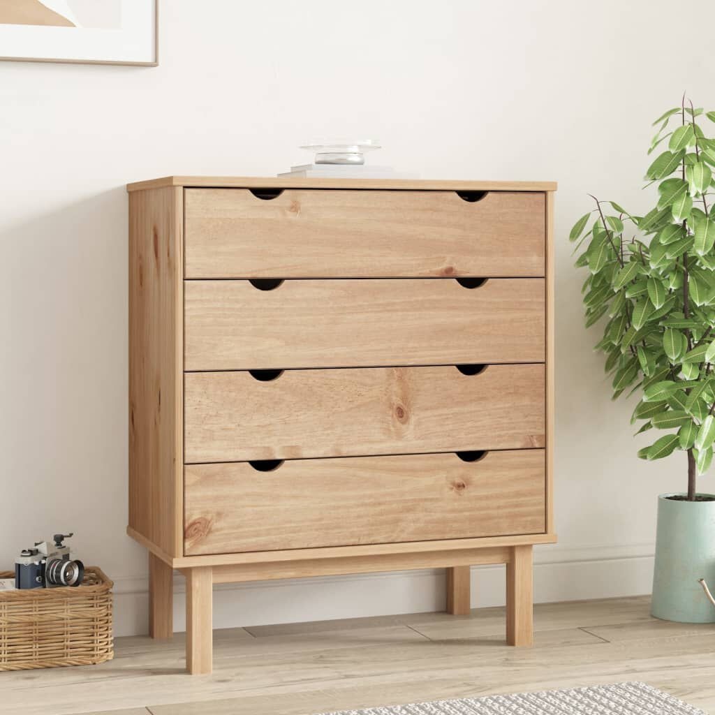 Ladekast OTTA 76,5x39,5x90 cm Massief Grenenhout - 35% Korting!
