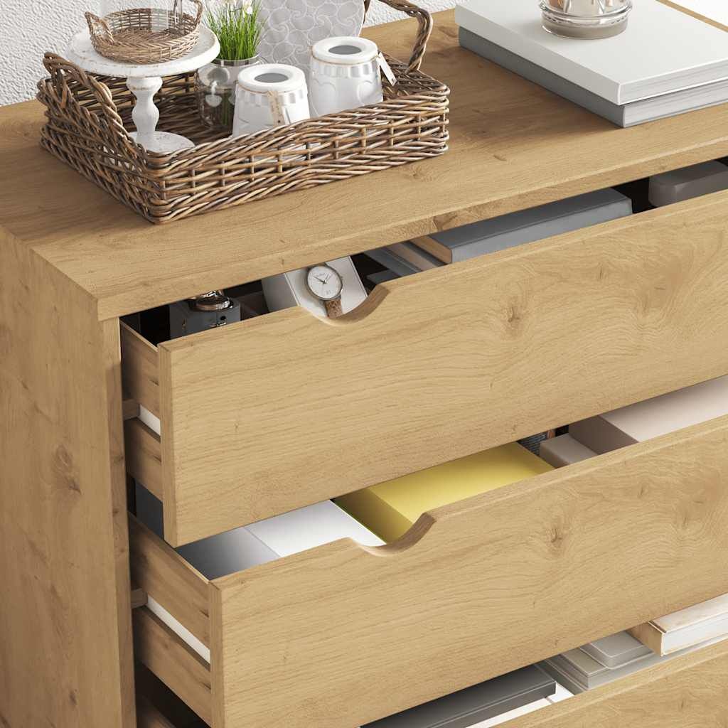 Ladekast OTTA 76,5x39,5x90 cm Massief Grenenhout - 35% Korting!