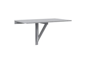 Inklapbare Wandtafel 100x60 cm - Grijze Sonoma Eik - 47% Korting