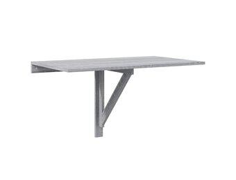 Opvouwbare Wandtafel 100x60x56 cm - Bewerkt Hout Grijs Sonoma (42% Korting)