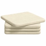 VidaXL Zitkussens Crème (4 stuks) - 40x40cm - 58% Korting!