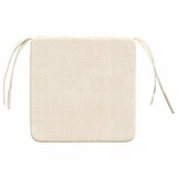 VidaXL Zitkussens Crème (4 stuks) - 40x40cm - 58% Korting!