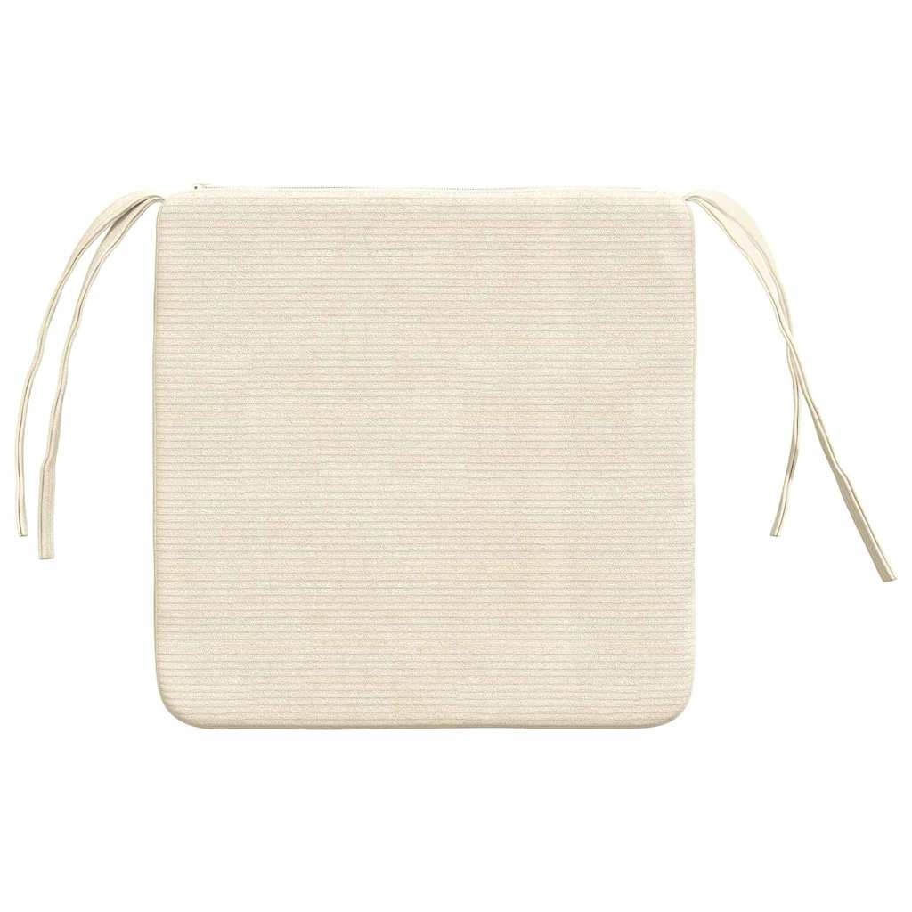 VidaXL Zitkussens Crème (4 stuks) - 40x40cm - 58% Korting!