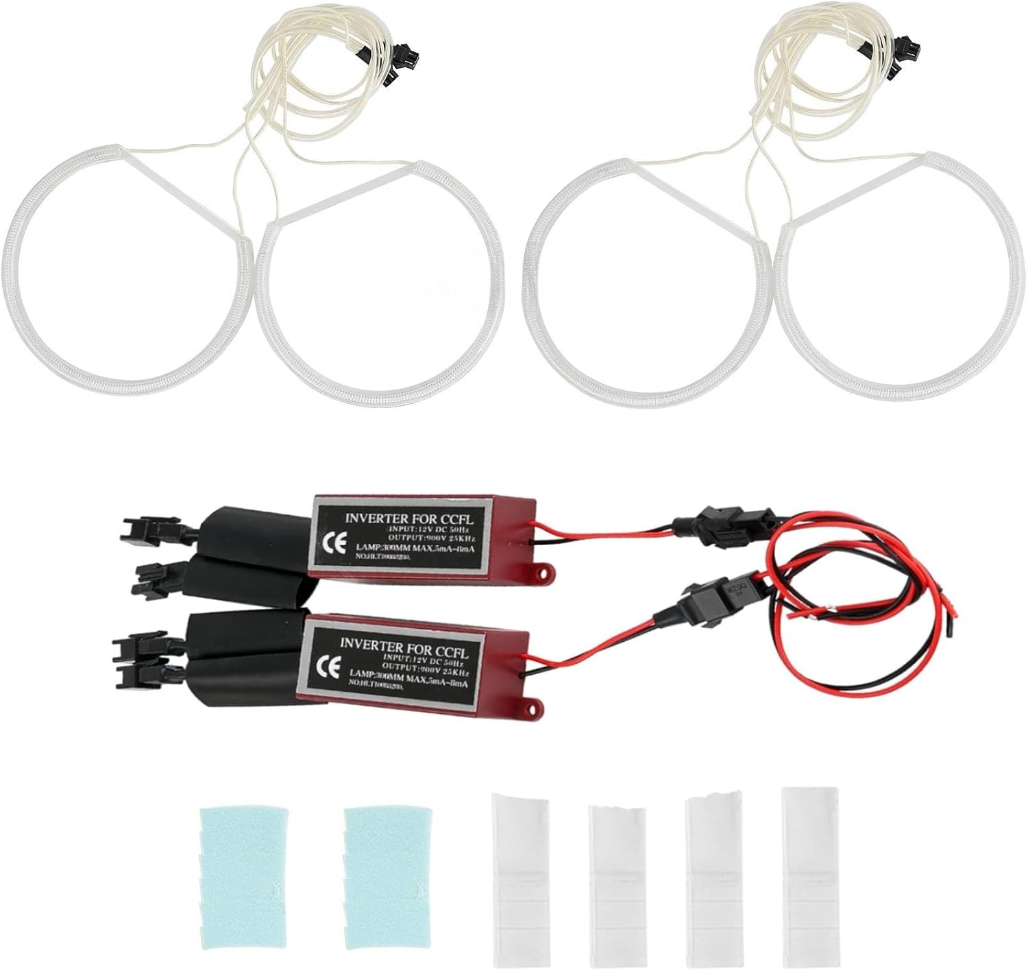 AUTOXBERT Angel Eyes Halo Ring Set voor BMW E46 E36 E38 E39 - 12V 6000K Hoge Helderheid Wit