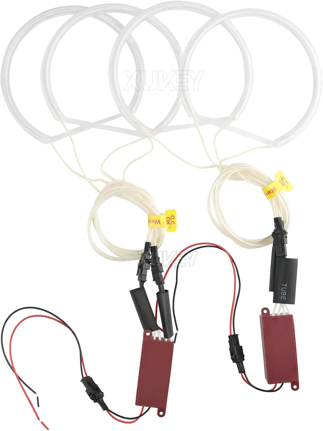 AUTOXBERT Angel Eyes Halo Ring Set voor BMW E46 E36 E38 E39 - 12V 6000K Hoge Helderheid Wit