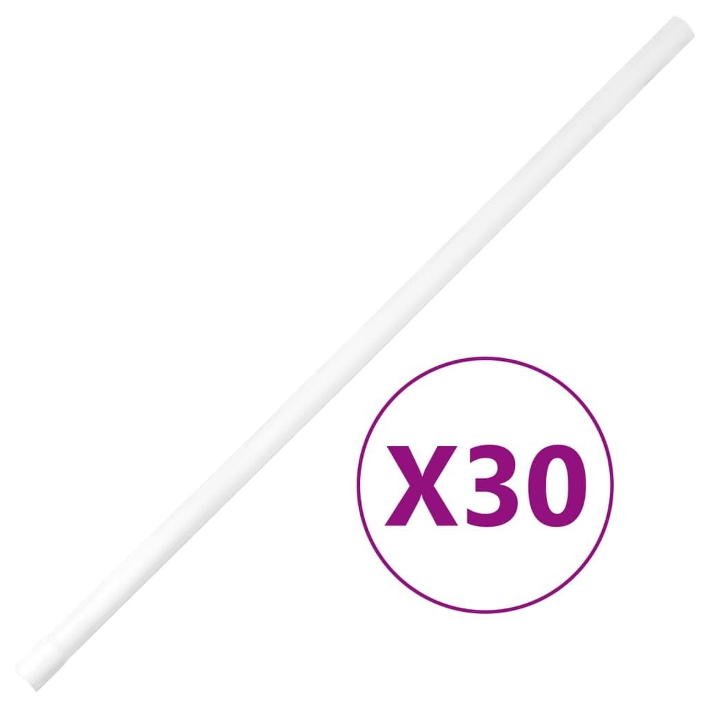 VidaXL Kabelgoten met Klemmen 30m PVC - 33% Korting