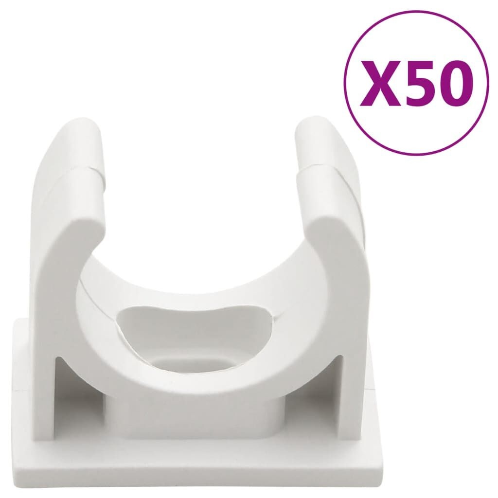 VidaXL Kabelgoten met Klemmen 30m PVC - 33% Korting