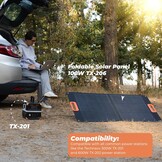 Opvouwbaar Zonnepaneel 100W - Draagbaar & Efficiënt met 35% Korting