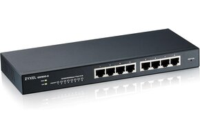 8-Poorts Smart Managed Gigabit Switch - Fanless, 34% Korting!