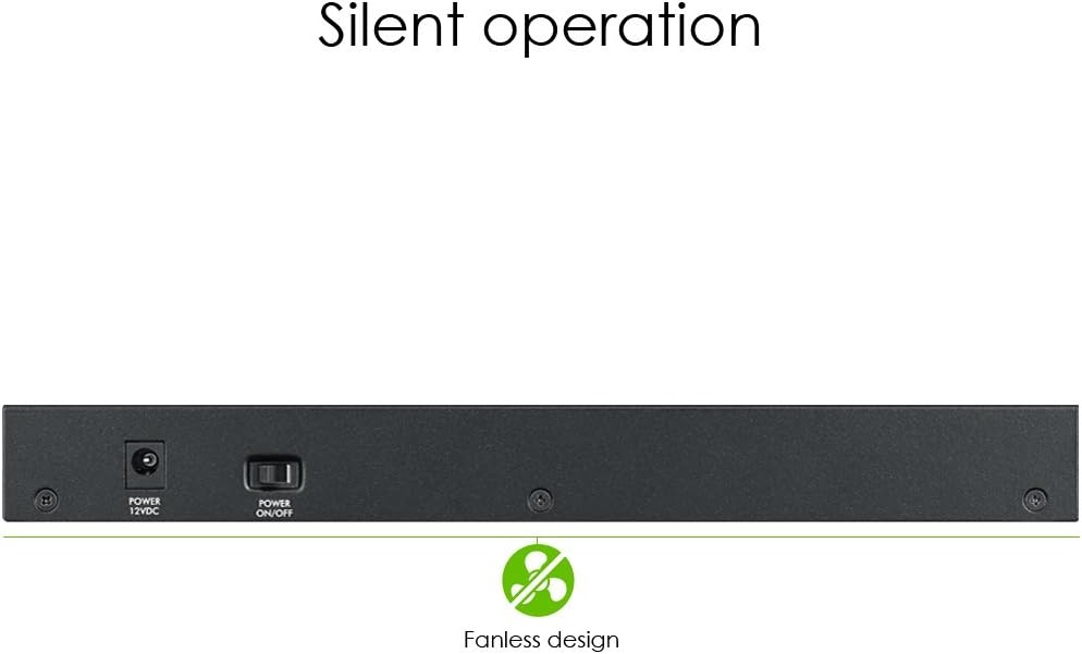 8-Poorts Smart Managed Gigabit Switch - Fanless, 34% Korting!