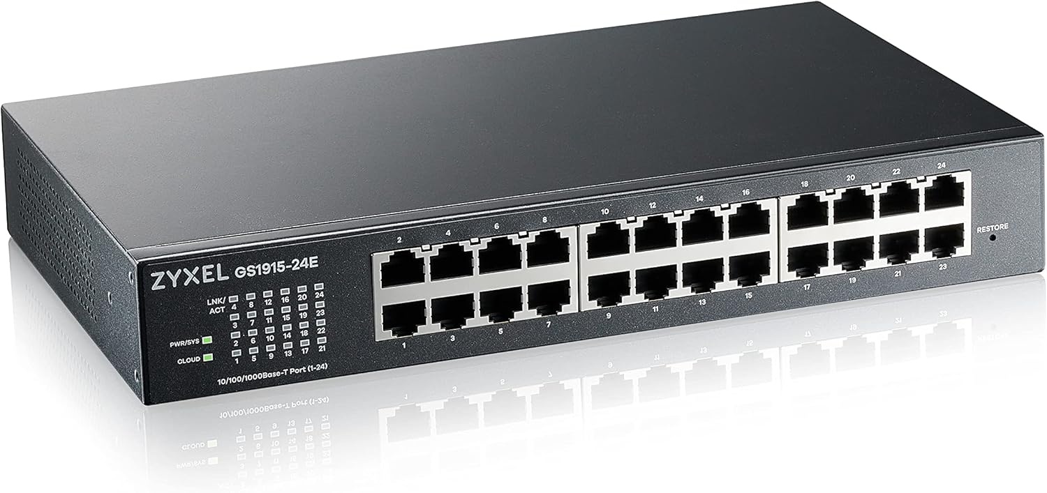 8-Poorts Smart Managed Gigabit Switch - Fanless, 34% Korting!