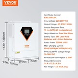 Hybride Omvormer Zonne-energie Off-grid 3500W - 35% Korting