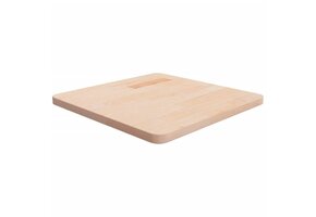 VidaXL Tafelblad Eikenhout Vierkant 50x50cm Onbehandeld - 34% Korting