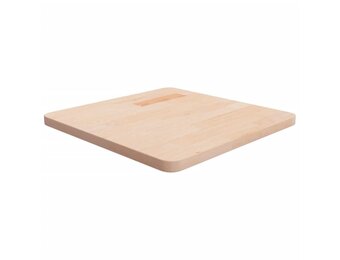 VidaXL Tafelblad Eikenhout Vierkant 50x50cm Onbehandeld - 34% Korting