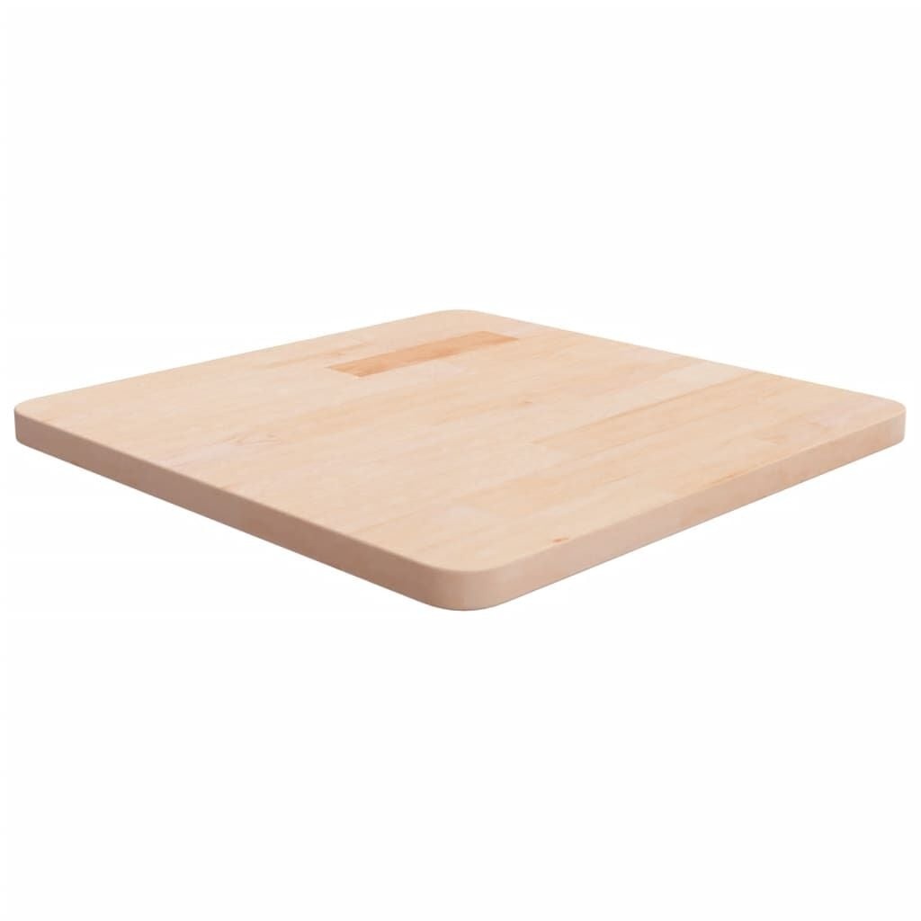 VidaXL Tafelblad Eikenhout Vierkant 50x50cm Onbehandeld - 34% Korting