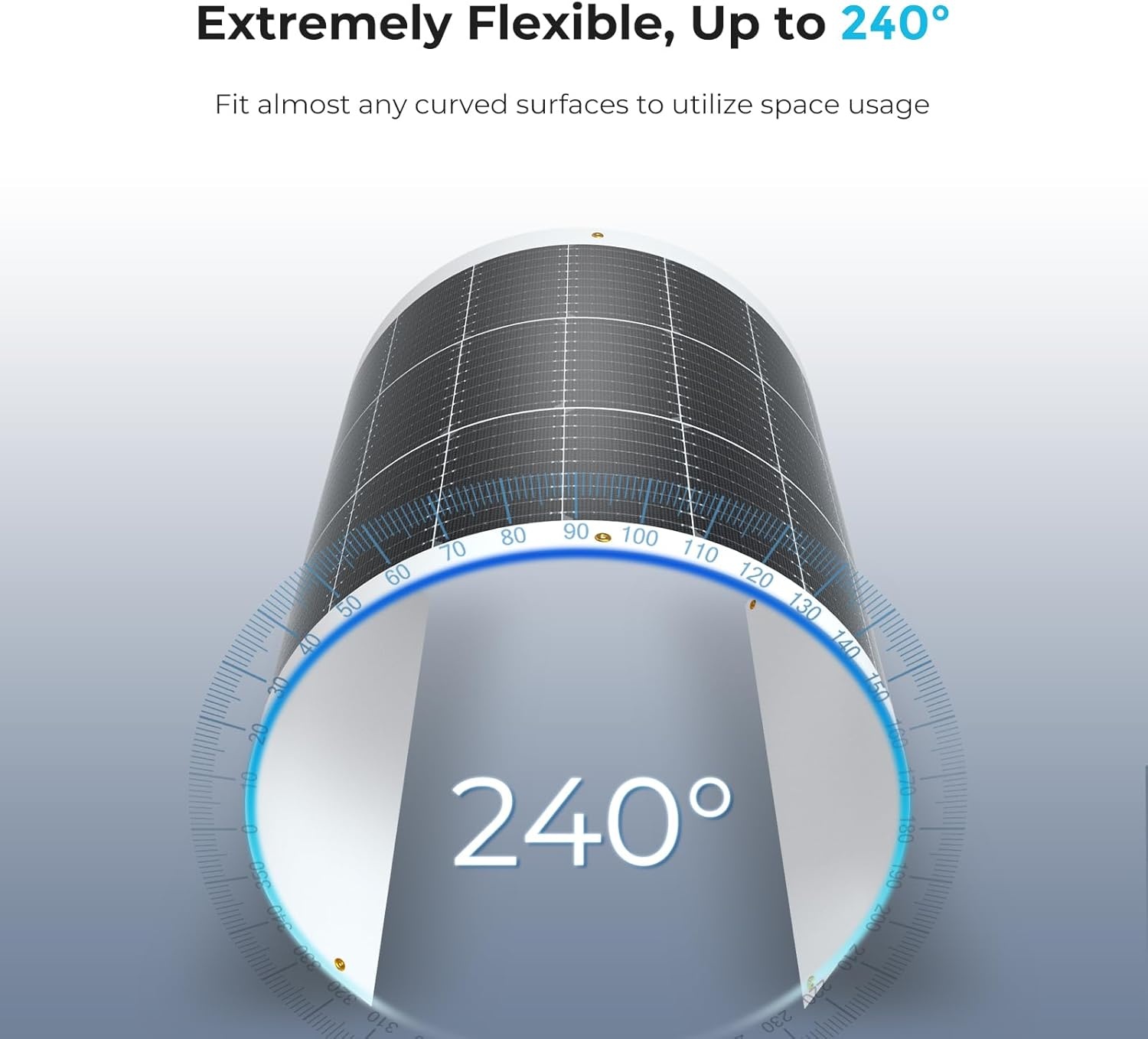 Flexibel Zonnepaneel 100W 12V Monokristallijn - 35% Korting!