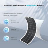 Flexibel Zonnepaneel 100W 12V Monokristallijn - 35% Korting!