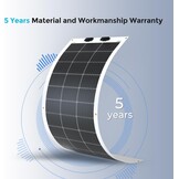 Flexibel Zonnepaneel 100W 12V Monokristallijn - 35% Korting!