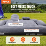 Luchtbed voor Trucklaadbak & Camping - Zwart - 183-198 cm - 34% Korting