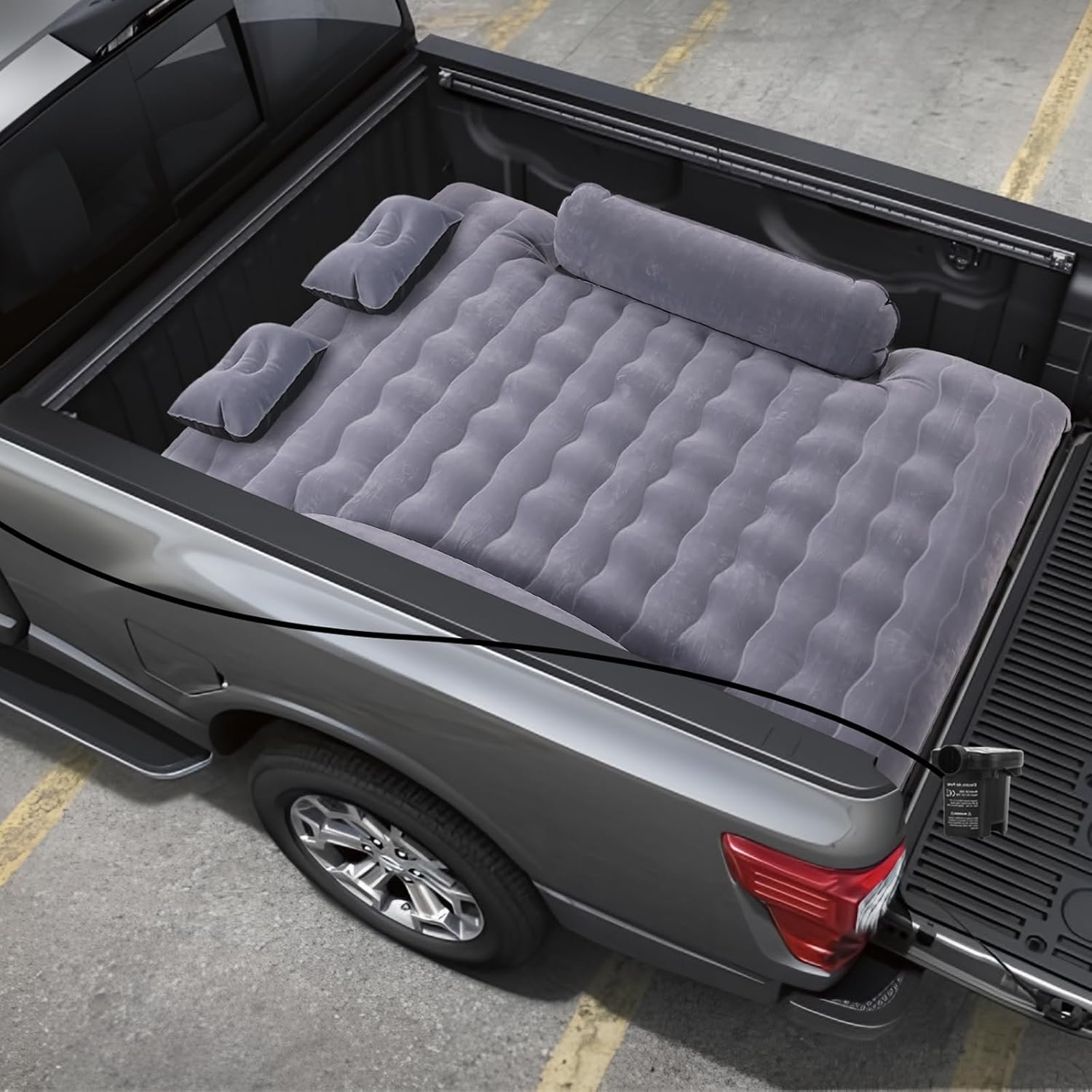 Luchtbed voor Trucklaadbak & Camping - Zwart - 183-198 cm - 34% Korting