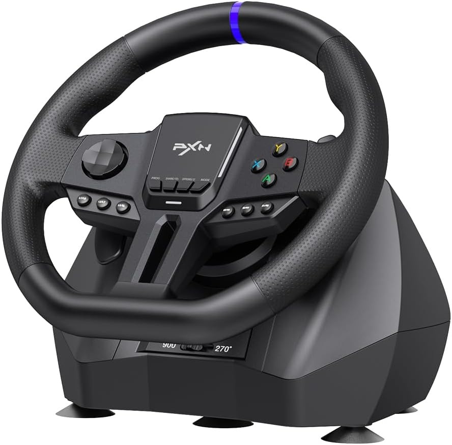 Gaming Stuur V900 Gen2: PC, Xbox, PS4, PS3, Switch | 34% Korting!