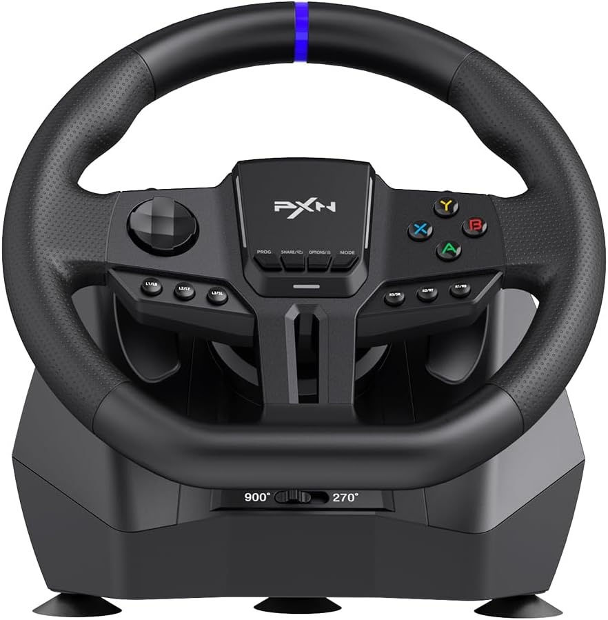 Gaming Stuur V900 Gen2: PC, Xbox, PS4, PS3, Switch | 34% Korting!