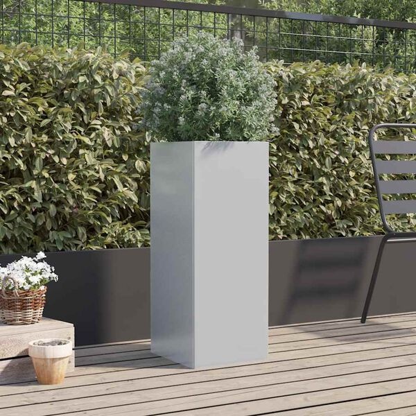 Plantenbak 32x29x75cm Gegalvaniseerd Staal Zilver - 29% Korting